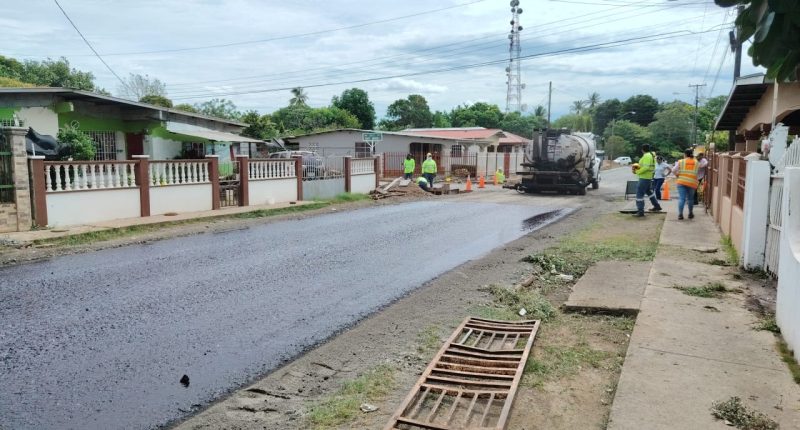 Proyecto de rehabilitación de 106 calles en Aguadulce alcanza 22.25 % de avance físico