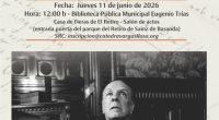 INVITACIÓN a la inauguración de la exposición "Borges. Años de explendor literario"