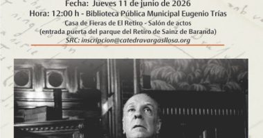 INVITACIÓN a la inauguración de la exposición "Borges. Años de explendor literario"