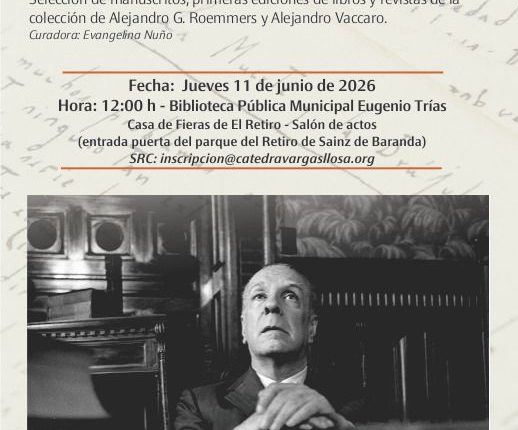 INVITACIÓN a la inauguración de la exposición "Borges. Años de explendor literario"